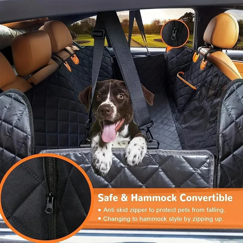 Waterproof Dog Seat Cover with Mesh Window, view 2