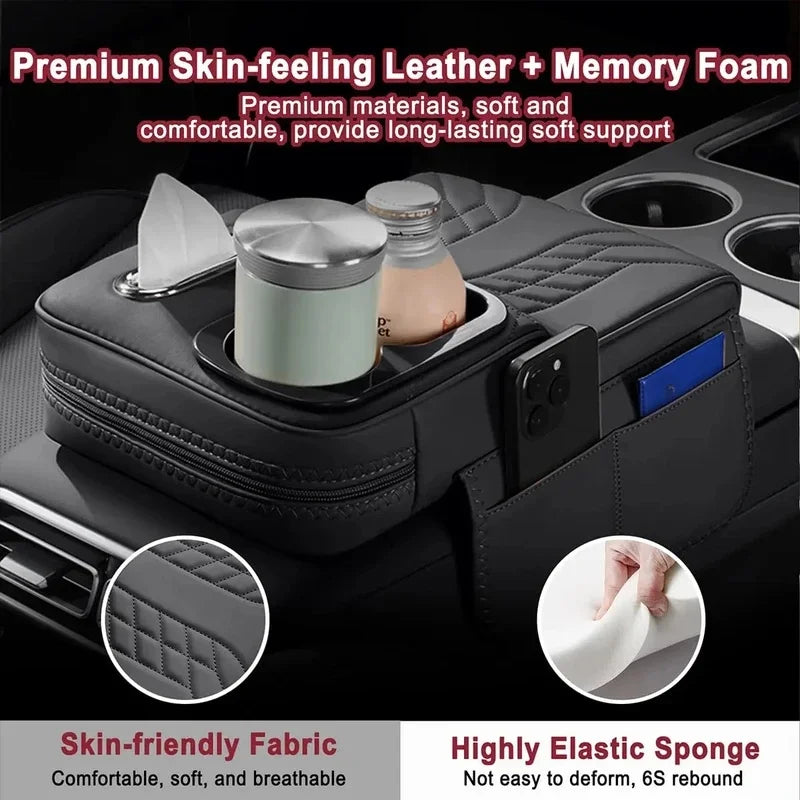 Armrest Cushion Organiser with Cup Slot, view 4