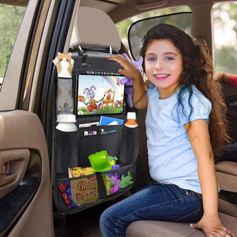 Back Seat Organiser with Tablet Holder, view 5