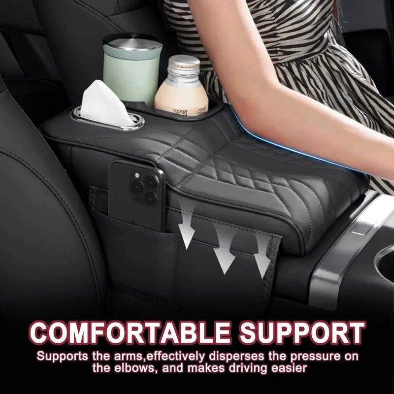 Armrest Cushion Organiser with Cup Slot, view 2