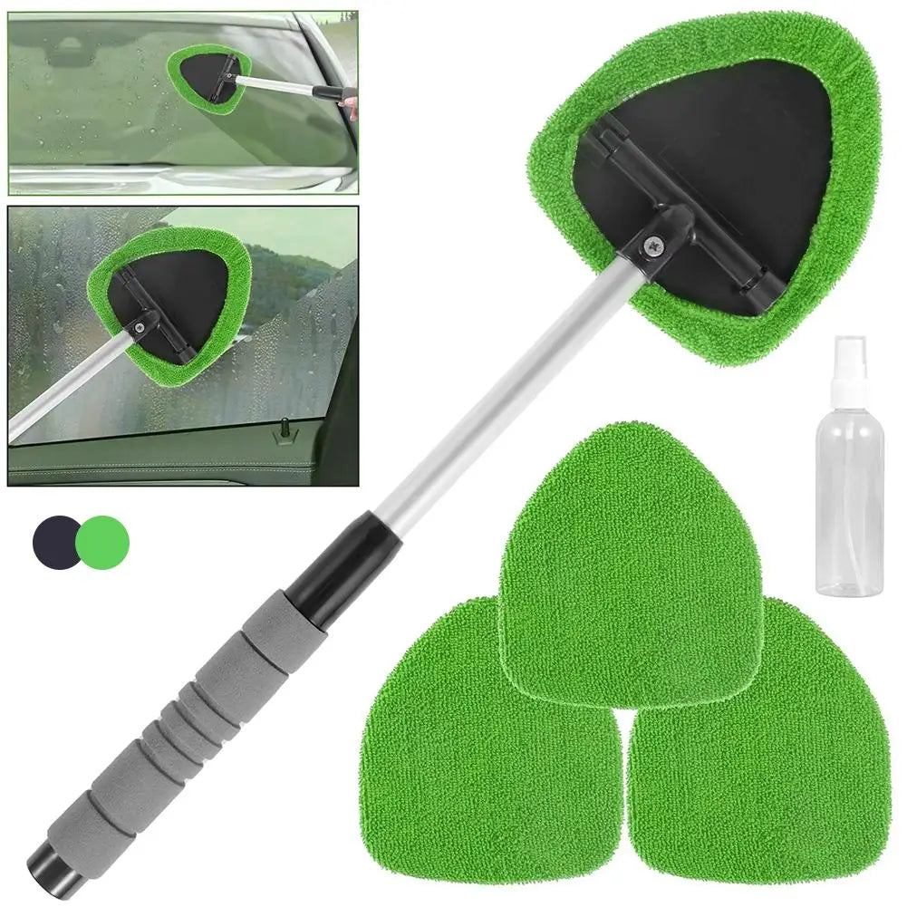 Telescopic Windscreen Cleaning Brush Set