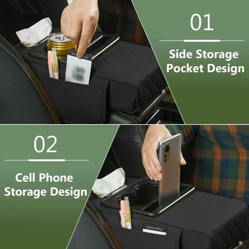 Armrest Cushion Organiser with Cup Slot, view 6