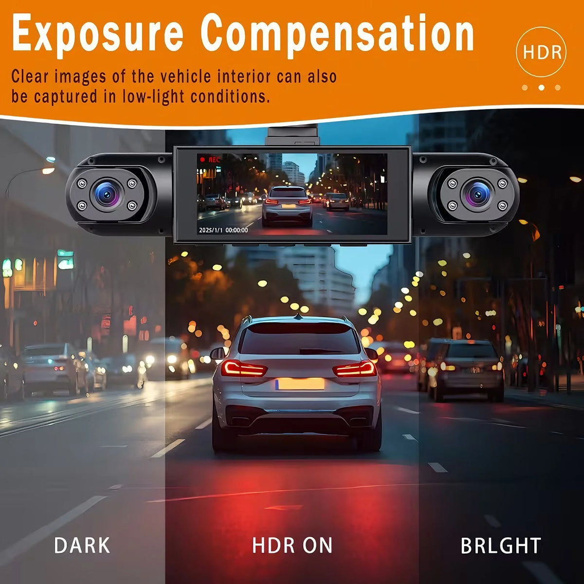 4-Camera 360 Dash Cam (Front, Rear, Left, Right), view 5