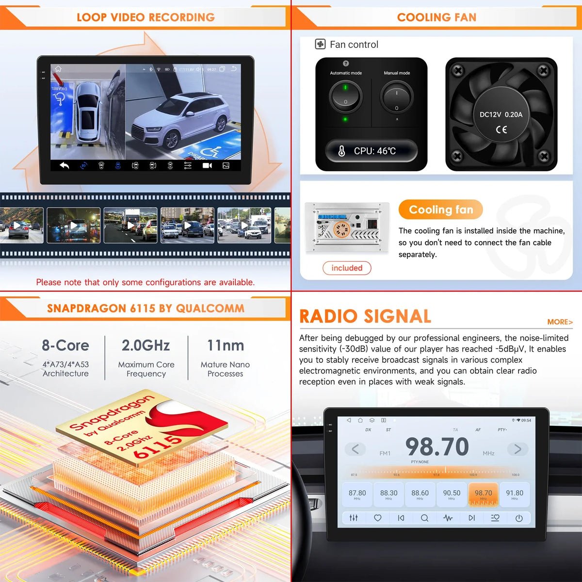 7" Android 2-DIN Radio with GPS for VW, Skoda & Seat, view 2