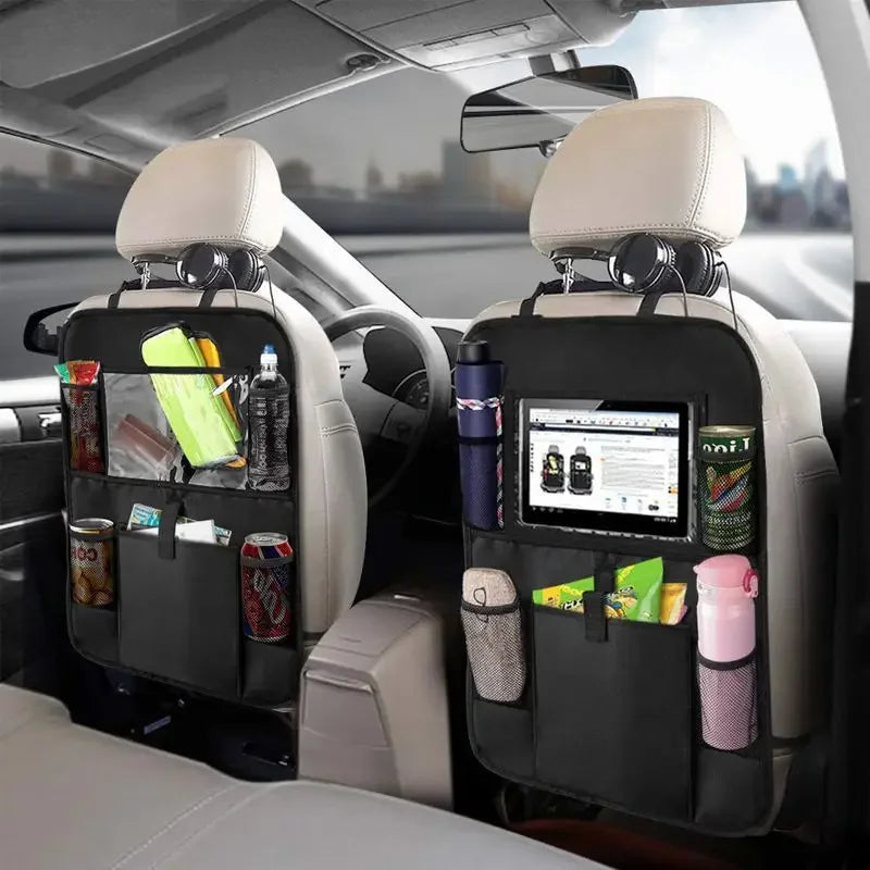 Back Seat Organiser with Tablet Holder, view 3
