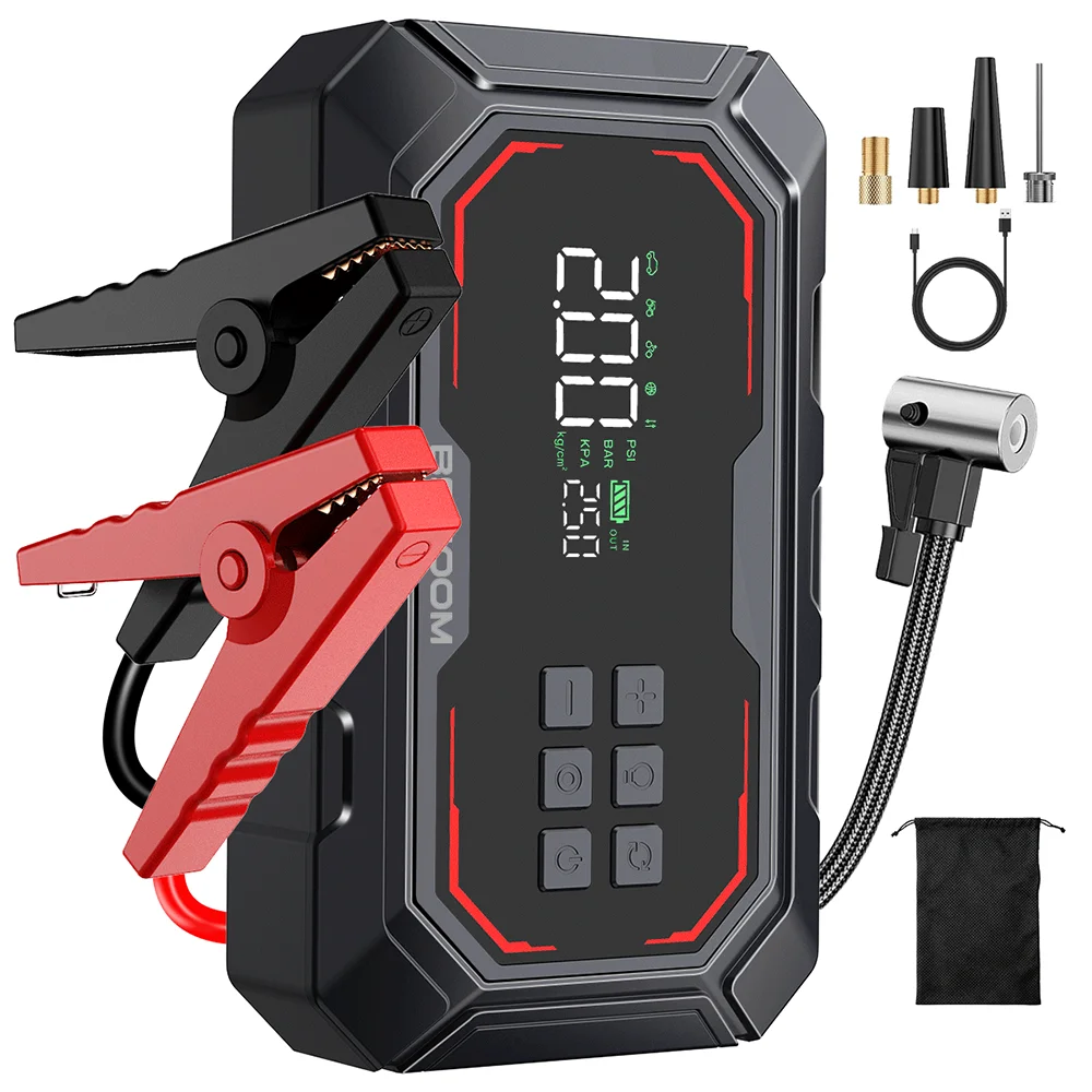 1500A Jump Starter with 150 PSI Tyre Inflator